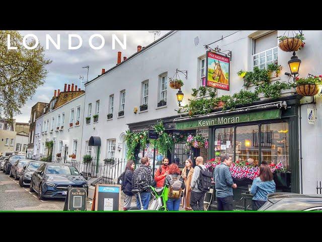 Mayfair London Summer Walk | 4K HDR Virtual Walking Tour around the City | Mayfair, Belgravia