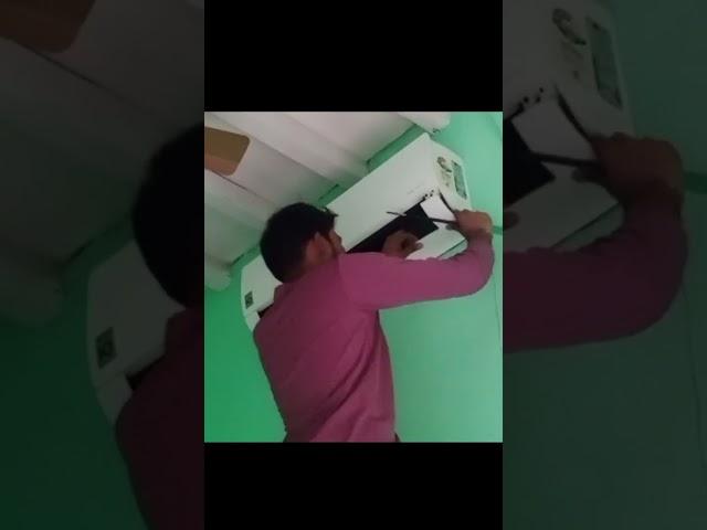 how to open LG Inverter AC indoor #shortvideos  #acserviceathome