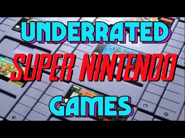 10 UNDERRATED SNES Games