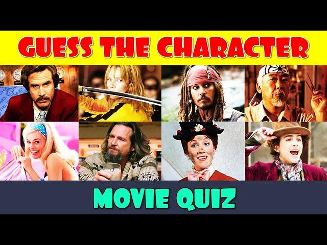 Guess the Movie Character Quiz