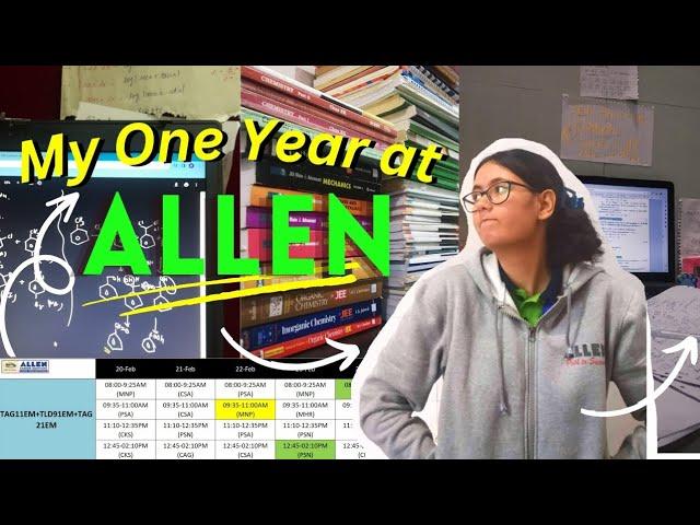 my one year at Allen as an IIT JEE aspirant l *don't join Allen before watching this*