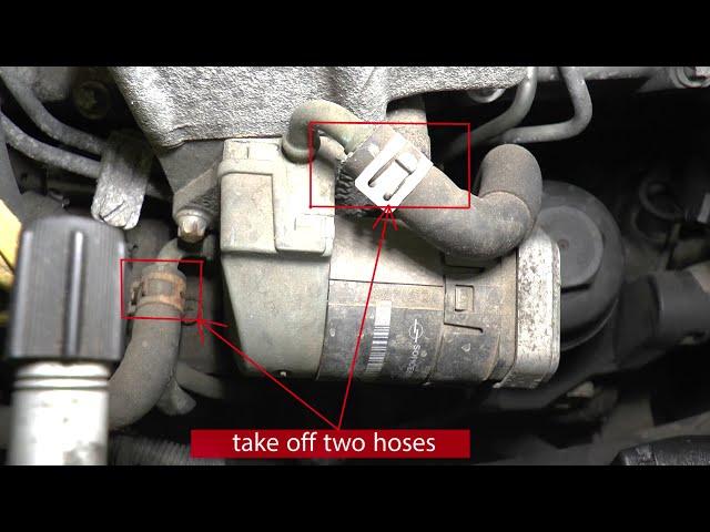 How to clenup EGR/AGR valve (ventil) - Opel Vectra C - diesel 2.2 DTI 92kW, Saab 2.2Tid (125hp)