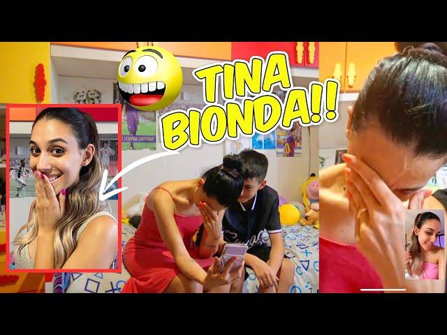 TINA SI E' FATTA BIONDA - SCHERZO TELEFONICO A MAMMA  *Back-to-School di SHEIN beauty*