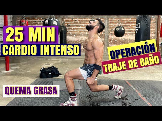 Cardio HIIT Intenso  (25 MIN) Rutina Para Eliminar Grasa y NO perder MÚSCULO