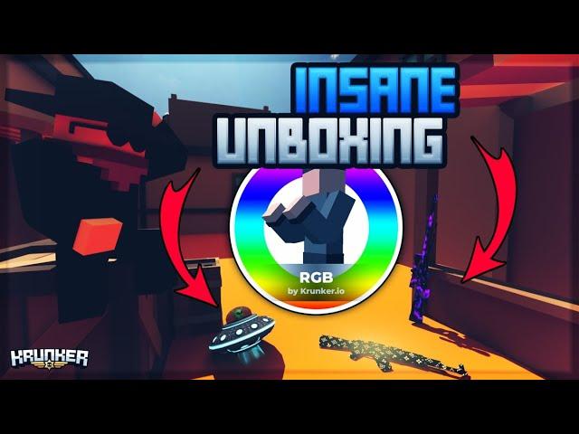 Most INSANE Krunker Unboxing on Youtube! (UNOBTAINABLE)
