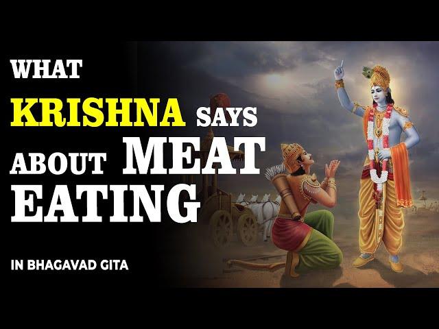 What Krishna Says About Meat Eating In The Gita? | By HG Shri Vrindavanchandra Das | GIVE Gita