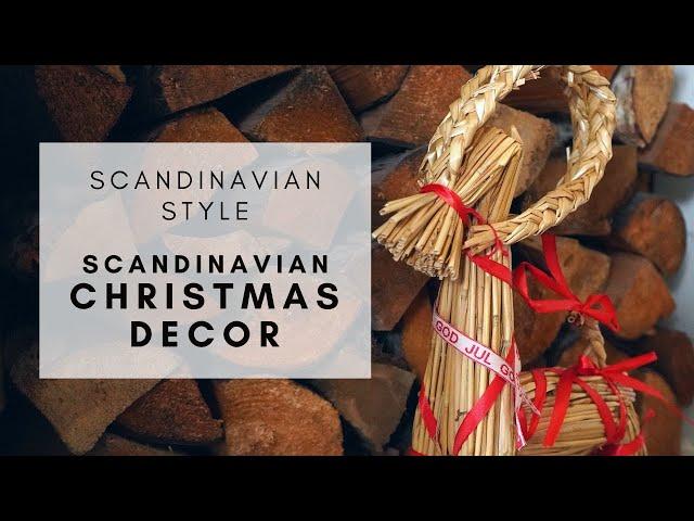 TRADITIONAL SCANDINAVIAN CHRISTMAS DECOR IDEAS | Scandinavian Style Christmas (from IKEA!)