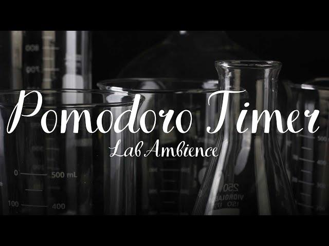 POMODORO TIMER 50/10 || RELAXING LAB AMBIENCE ASMR (3 hours) 