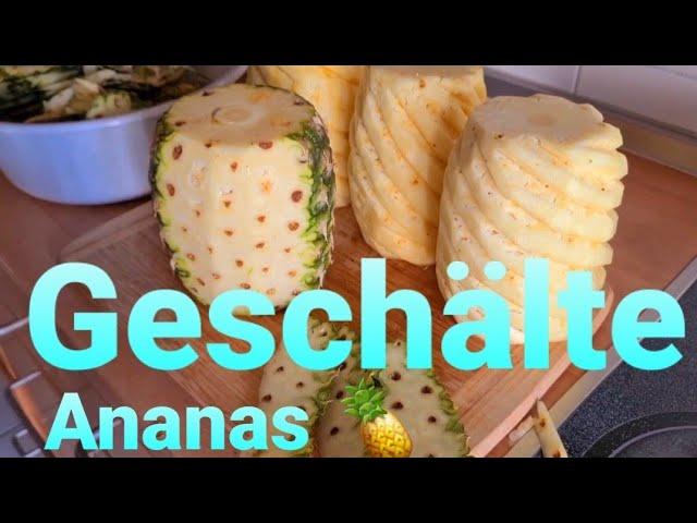 Geschälte Ananas bei BB