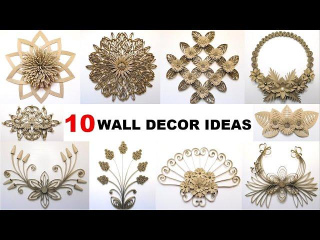 Amazing Wall Decor DIY Ideas ️ Paper Rolls Reuse Crafts  Creative Home Decoration Tutorials