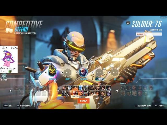 SOLDIER 76 IS STILL VIABLE IN TOP 500 - IDDQD SOLDIER 76 + MEI GAMEPLAY