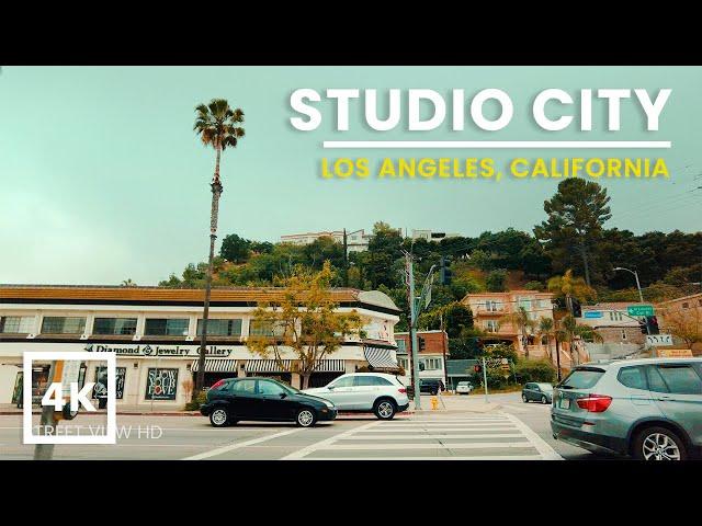 Studio City Los Angeles Walking Tour in the Silver Triangle | 4K