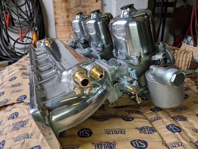 Unboxing a NEW set of Triple SU Carburettors