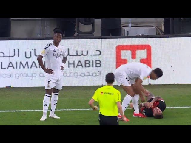 Vinicius Junior vs Pablo Maffeo tap incident , Real Madrid vs Mallorca Highlights, Super Cup 2025