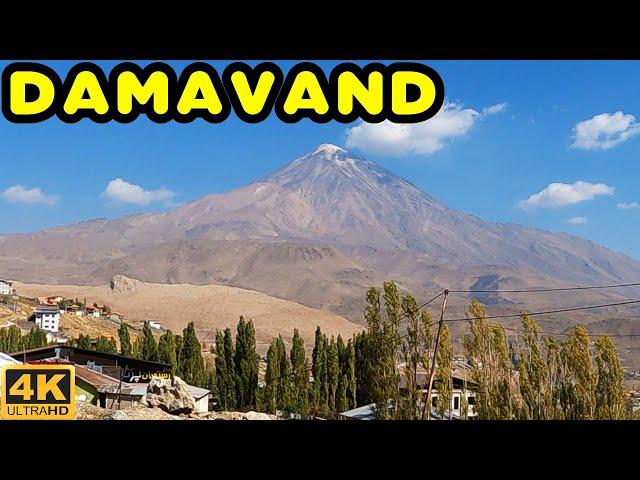 Walking Around Mount Damavand in the Alborz Mountain Range of Iran (Mazandaran province) [4K]