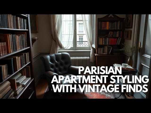 Parisian Apartment Styling with Vintage Finds: Timeless Elegance & Effortless Charm