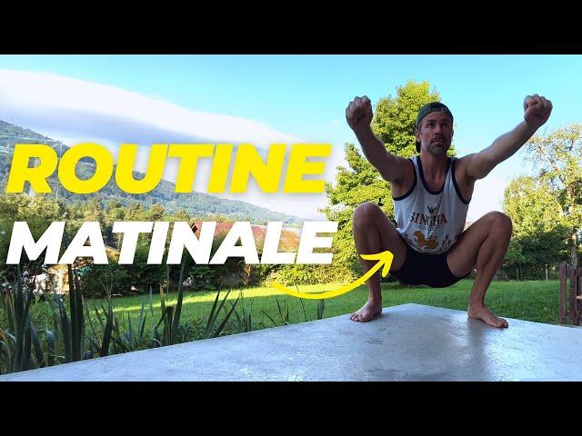 Voici ma routine matinale (on l'a fait ensemble)