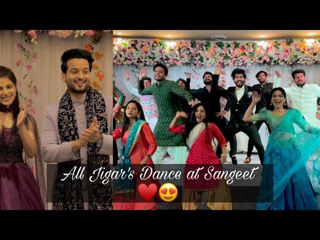 All jigar’s Dance at Sangeet ️ | Jigar team dance | Jigar Marathi | aditya satpute