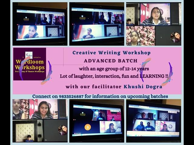 Wordloom Workshops Creative Writing- Advanced Batch