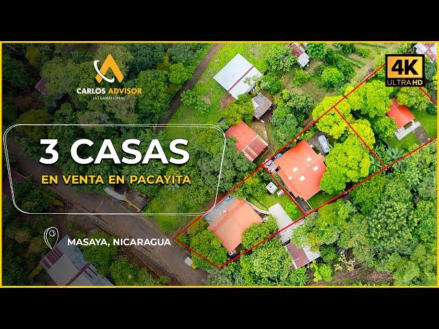  ¡Increíble Oportunidad! 3 Casas en Venta en Pacayita, Masaya | Bienes Raíces Nicaragua