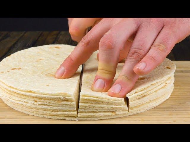 Stack 10 Tortillas, Cut 4 Strips, And Grab A Bundt Pan!