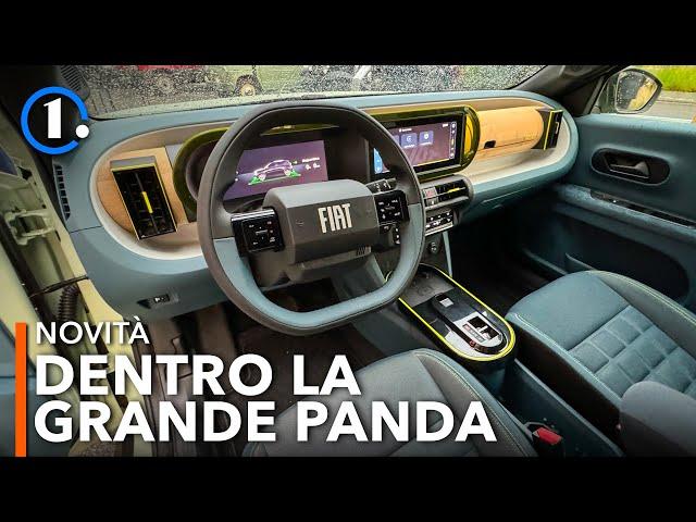 Gli INTERNI della Fiat GRANDE PANDA | Bagagliaio, spazio, infotainment, qualità