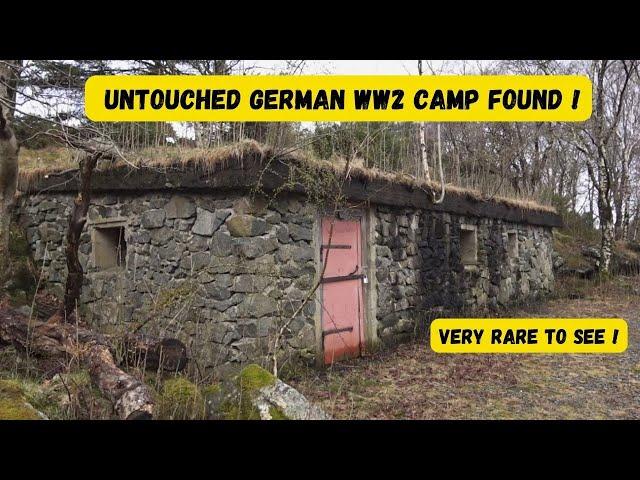 We found a untouched German WW2 camp. Almost like the German troops just left..