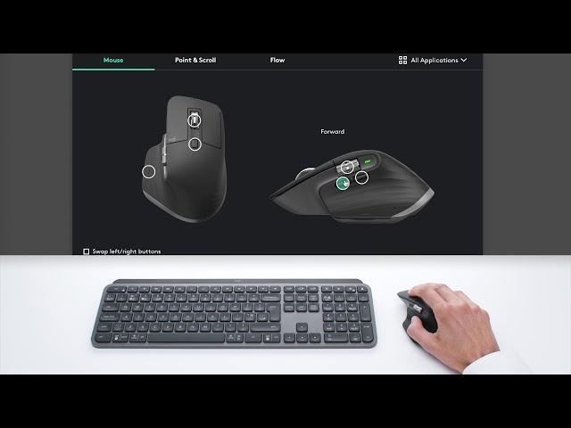 MX Master 3 - Advanced wireless mouse - Tutorial on app specific settings