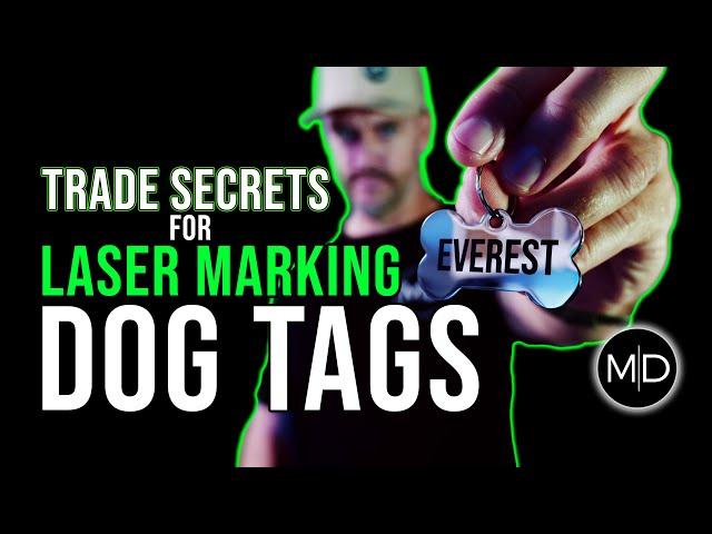 Secrets Revealed: How to Laser Engrave Dog Tags Like a Pro! (or any Stainless Steel for that matter)