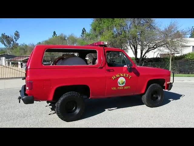 1985 CHEVROLET BLAZER D10/M1009 - SOLD