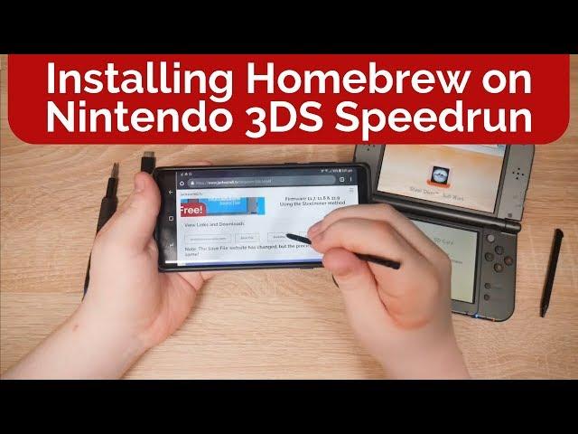 Speedrun - Installing Homebrew on a Nintendo 3DS