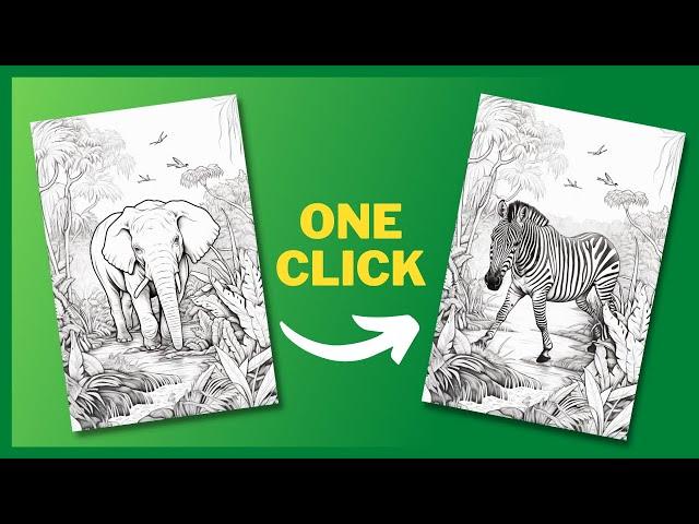 Fix Your AI Coloring Pages FAST In Midjourney | Inpainting Feature