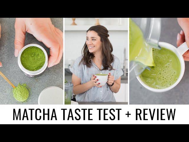 MATCHA TASTE TEST | the best matcha powders on amazon