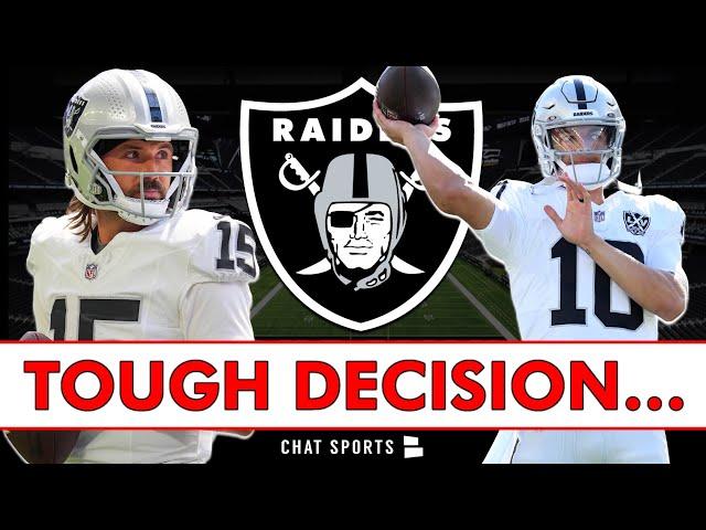 Raiders Have A Tough Decision To Make…