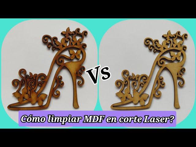 Aprende a limpiar el corte láser del MDF, fácil y rápido!