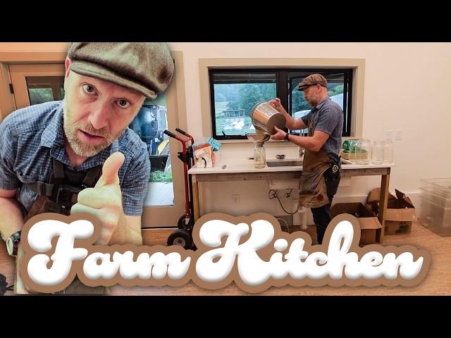 Farm Kitchen Coming Along