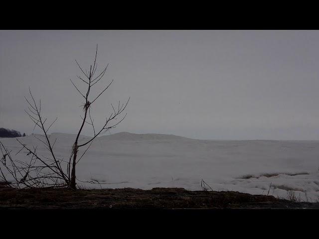 April shoreline Lake Erie