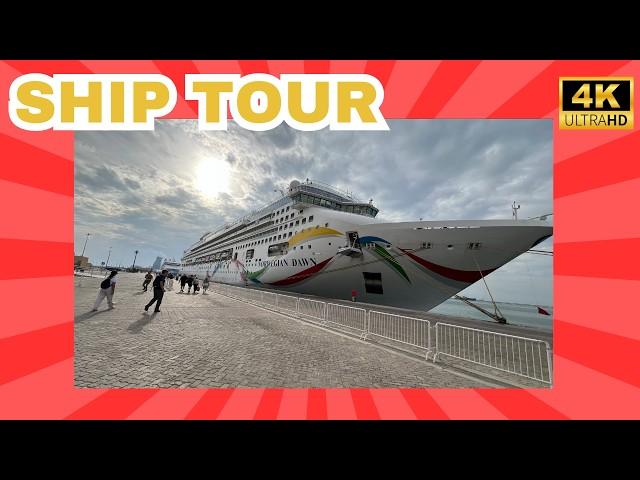 Exploring the NCL DAWN - Full Cruise Ship Tour in 4K