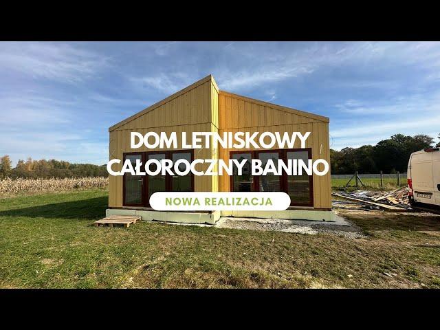 Dom letniskowy całoroczny BANINO V3_A1, 49 m2, 3 pokoi, WT2021