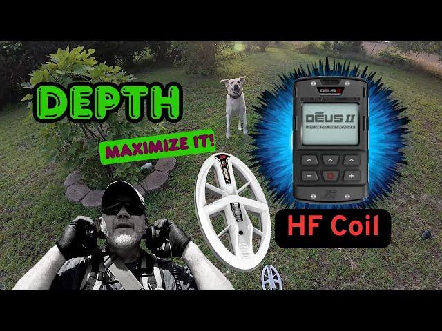 Maximizing Depth: The XP Deus 2 HF Coil Using The "General" Search Program.