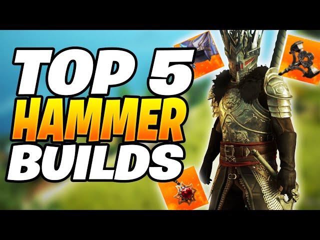 TOP 5 BEST WAR HAMMER BUILDS! New World Aeternum Hammer Build Guide