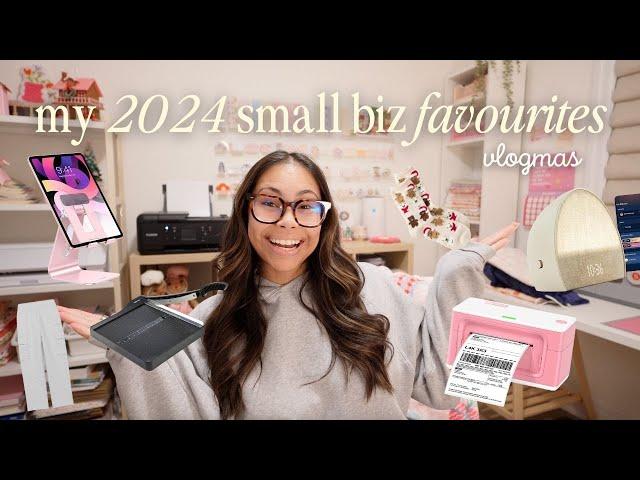 My 2024 Small Business Favourites! Office must-haves, sewing, home, & cozy outfits!  Vlogmas 