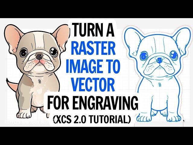 xTool Creative Space Tutorial / XCS 2.0 / How to Vectorize an Image for Engraving / xTool Software