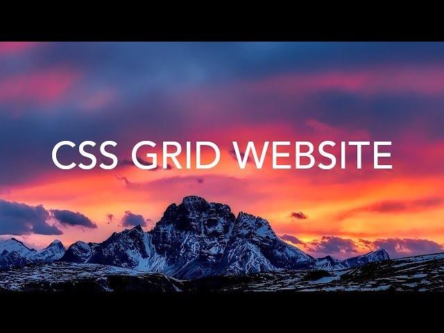 CSS Grid Responsive Website - HTML5/CSS3 Tutorial