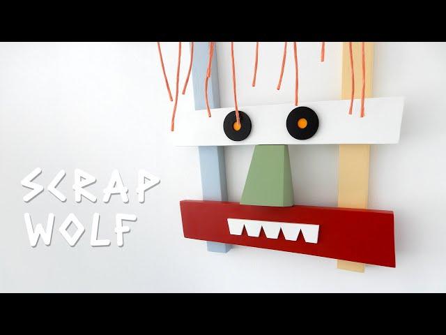 Decorative Wall Mask Design - Scrap Wolf