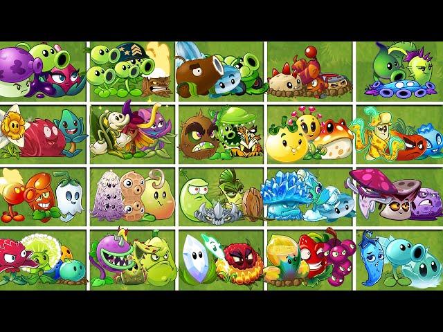 PVZ 2 Random 20 Teams, 3 Plants! Which Team Will Win! PVZ 2 Team Plant Vs Team Plant