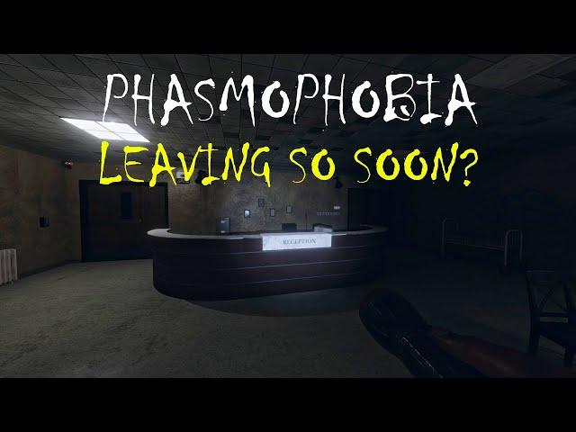 Phasmophobia - Leaving so soon? (Solo Professional, Asylum)