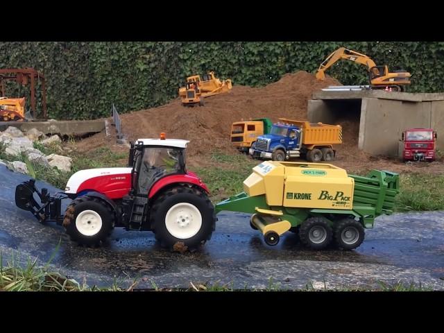 BRUDER Toy TRACTORs for Children  SUPER Bruder STEYR Traktor RC converted