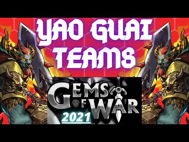 Yao Guai TEAMS | Gems of War best troops | 3 teams for Yao in SOULFORGE NOW top 10 legendary best