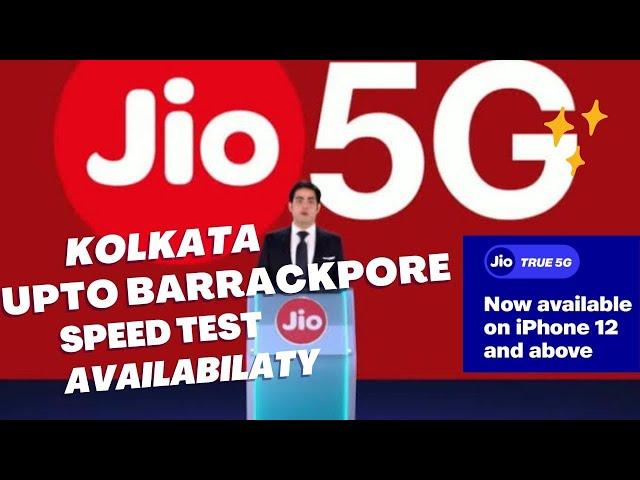 ️5G in Kolkata | Speed test | Availability | Jio true 5G#iphone #jio5g #5g #india #kolkata